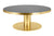 2.0 COFFEE TABLE - ROUND - BRASS BASE - SMALL