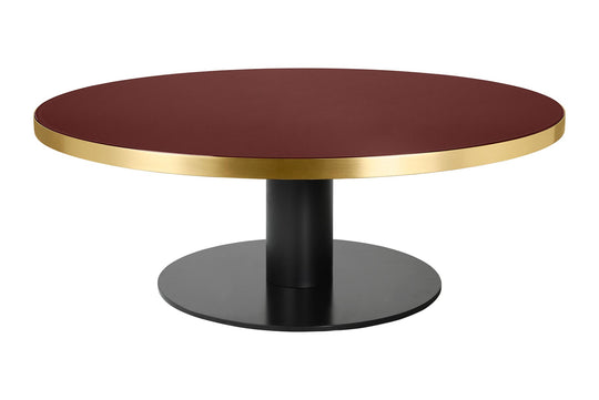 2.0 COFFEE TABLE - ROUND - BLACK BASE - MEDIUM