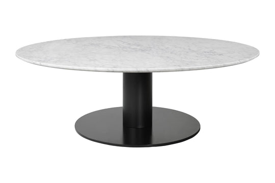 2.0 COFFEE TABLE - ROUND - BLACK BASE - LARGE