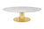 2.0 COFFEE TABLE - ROUND - BRASS BASE - X-LARGE