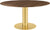 2.0 DINING TABLE - ROUND - BRASS BASE - X-LARGE
