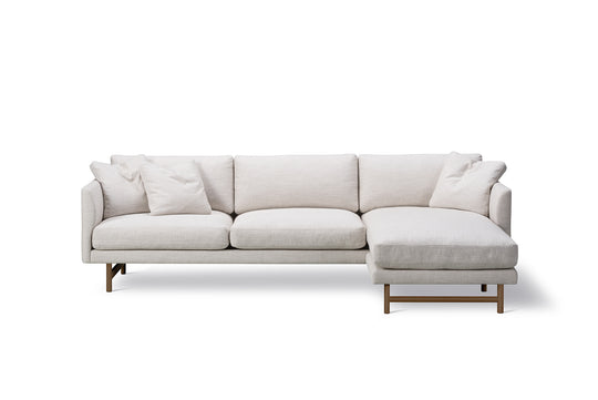 HUGO PASSOS CALMO SOFA 80 - 3-SEATER - CHAISE - WOOD BASE