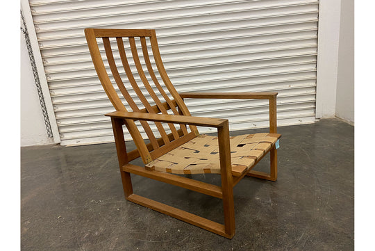 BØRGE MOGENSEN HIGHBACK LOUNGE CHAIR IN OAK