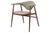 MASCULO DINING CHAIR - FULLY UPHOLSTERED - WOOD BASE