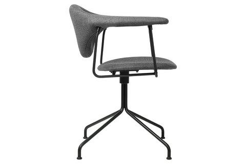 MASCULO MEETING CHAIR -FULLY UPHOLSTERED - SWIVEL BASE