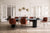 MOON DINING TABLE - ROUND - WOOD TOP - LARGE