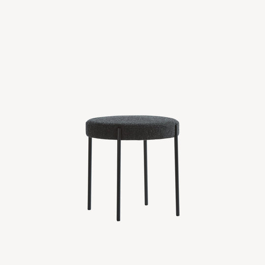 SERIES 430 STOOL - BLACK AND WHITE FRAME