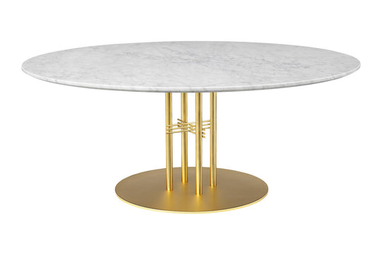 TS COLUMN LOUNGE TABLE - ROUND - BRASS BASE - X-LARGE