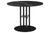 TS COLUMN LOUNGE TABLE - ROUND - BLACK BASE - SMALL