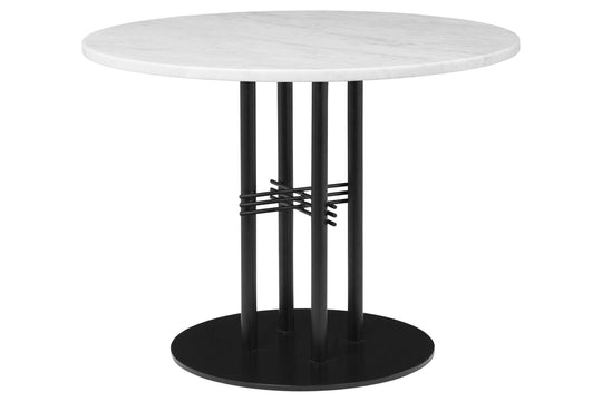 TS COLUMN LOUNGE TABLE - ROUND - BLACK BASE - SMALL