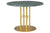 TS COLUMN LOUNGE TABLE - ROUND - BRASS BASE - SMALL
