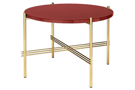 TS COFFEE TABLE - ROUND - BRASS BASE - MEDIUM
