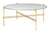 TS COFFEE TABLE - ROUND - BRASS BASE - LARGE