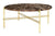 TS COFFEE TABLE - ROUND - BRASS BASE - LARGE