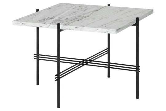 TS COFFEE TABLE - SQUARE - BLACK BASE - SMALL