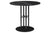 TS COLUMN DINING TABLE - ROUND - BLACK BASE - SMALL