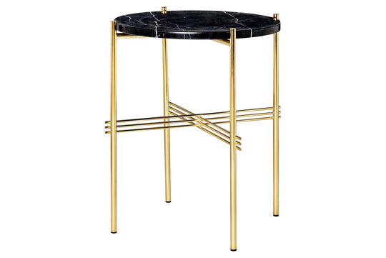 TS COFFEE TABLE - ROUND - BRASS BASE - SMALL