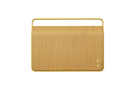 VIFA COPENHAGEN BLUETOOTH WIFI PORTABLE SPEAKER IN SAND YELLOW