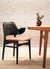 GESTURE DINING CHAIR - BLACK LACQUERED BEECH BY HANS OLSEN