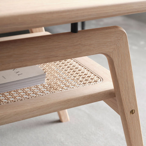 SURFBOARD COFFEE TABLE WITH SHELF BY ARNE HOVMAND OLSEN